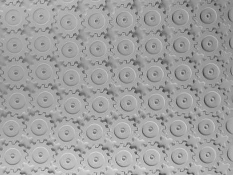 Three Dimentional Interlocking Gears Pattern