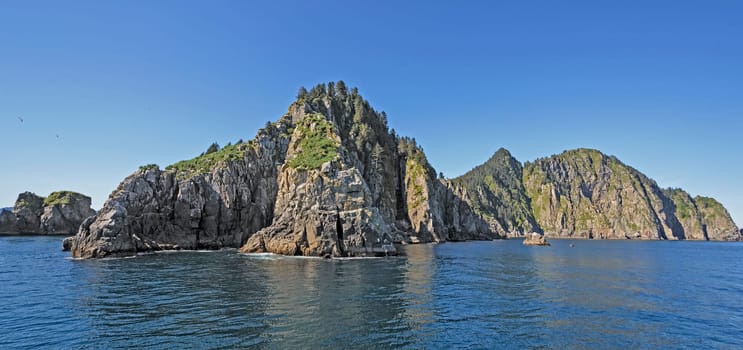 The Chiswell Islands in Kenai Fjords National Park in Alaska