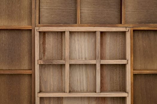 Empty wooden box texture background