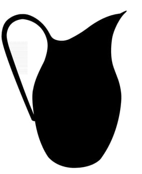 a pot silhouette