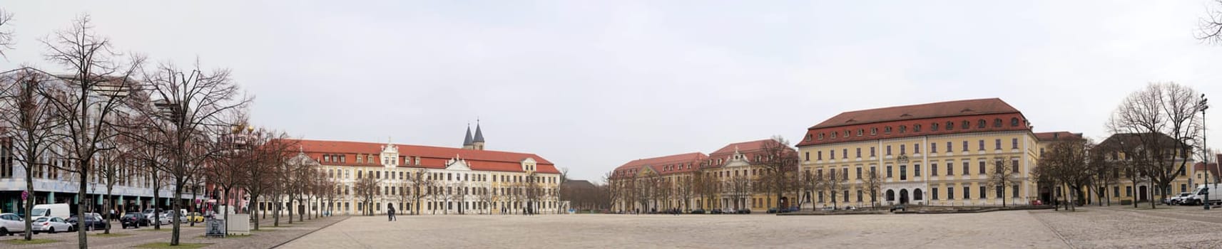 Building at Domplatz in the city centre of Magdeburg