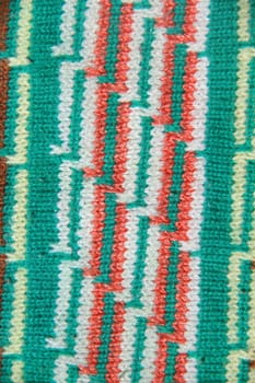 knitted wool as background
