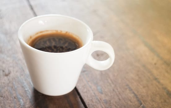 Cup of hot espresso shot, stock photo