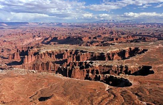 Storm Clouds over the Desert in Canyonlands National Park in Utah