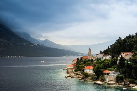 Arrival on Korcula
