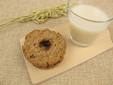 Oat cookies and oat drink