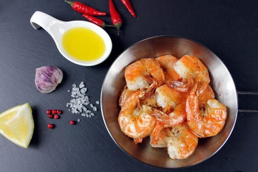 Shrimp pan