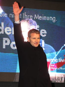 AfD-Demo on 27.01.2016 in the Cathedral Square in Magdeburg