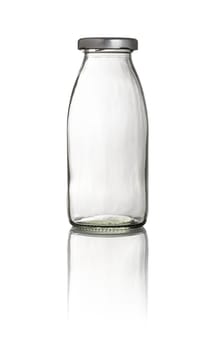 Wide-neck bottle against a white background