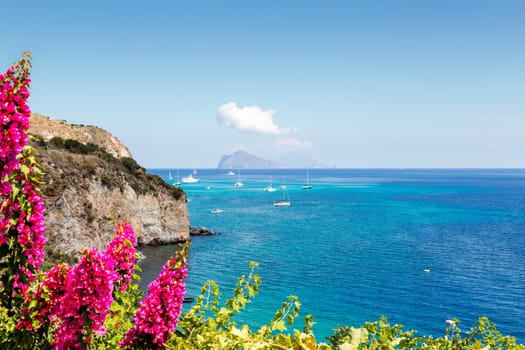 Stromboli volcano in Italy