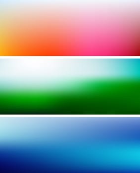 banner abstract colorful course
