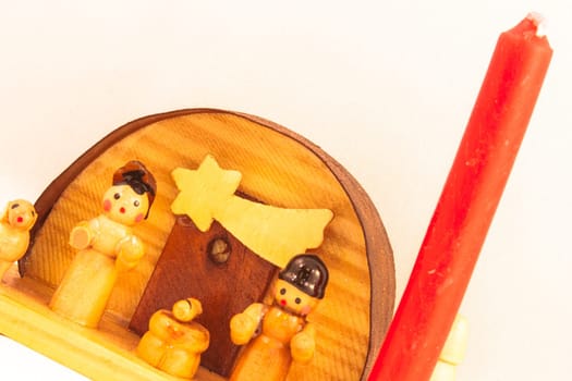 Red candle crib