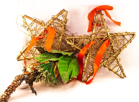 Wicker Christmas stars