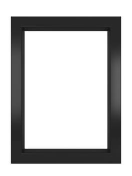 Modern frame. 3d illustration isolated on white background