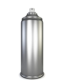 Spray can. 3d illustration isolated on white background