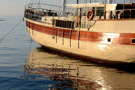 Beautiful renovated wooden boat