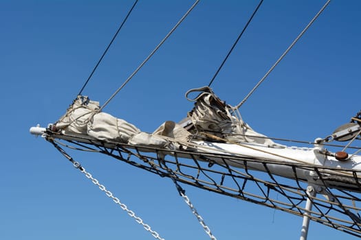 Sail,rigging of a sailboat