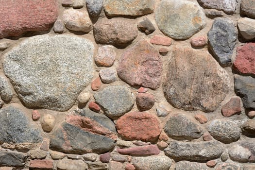 Facade made of natural stone