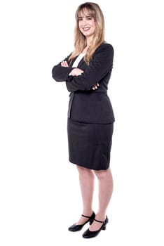 Full length image of a middle aged business woman