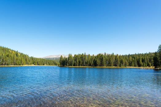 View of West Tensleep Lake in Wyoming