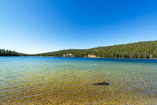 West Tensleep Lake view in Wyoming