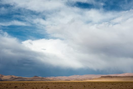 Northwest Argentina Desert Landscape near Salinas Grandes
