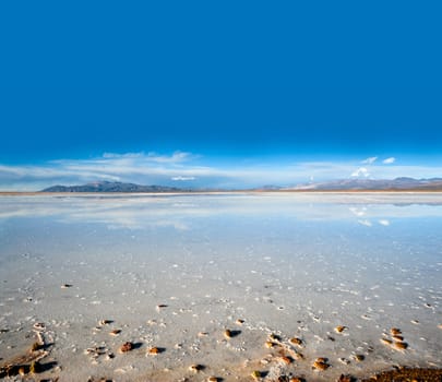 Salinas Grandes on Argentina Andes is a salt desert in the Jujuy Province. More significantly, Bolivas Salar de Uyuni is also located in the same region