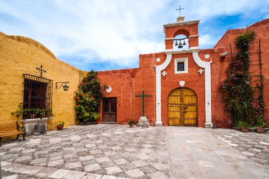 Mansion del Fundador, a renovated centuries old Spanish Colonial mansion, Arequipa, Peru