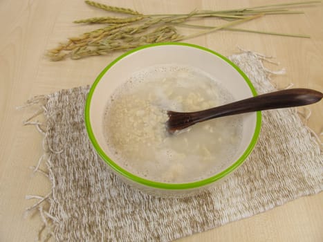Spelt oat soup