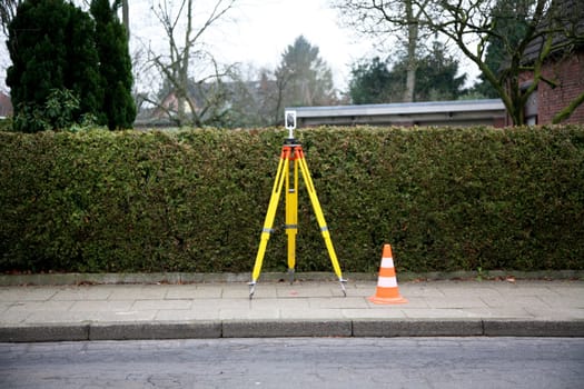 Measuring point for land surveying