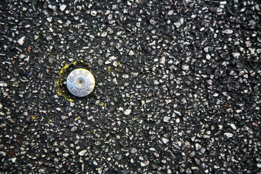 Measuring point for land surveying