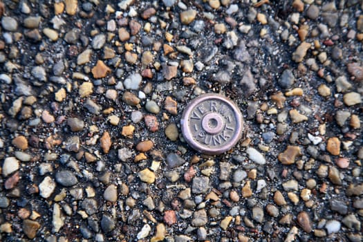 Measuring point for land surveying