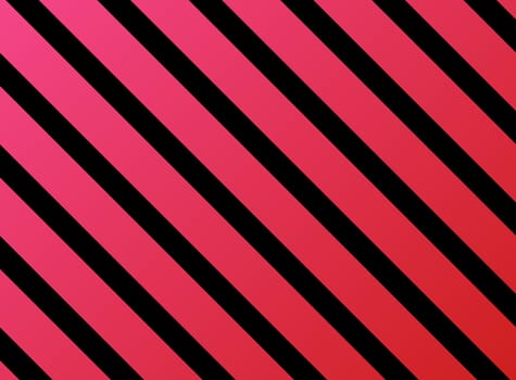 Stripe pattern black pink red