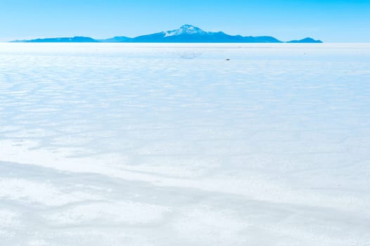 Salt lake Uyuni in Bolivia