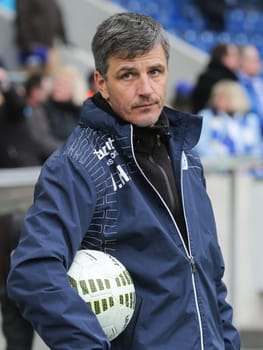3rd League Season 2015/2016 Point Game 1.FC Magdeburg vs. Holstein Kiel in Magdeburg