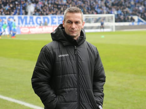 3rd League Season 2015/2016 Point Game 1.FC Magdeburg vs. Holstein Kiel in Magdeburg