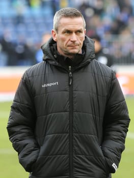 3rd League Season 2015/2016 Point Game 1.FC Magdeburg vs. Holstein Kiel in Magdeburg