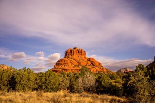 Landscape of Bell Rock in Secona Arizona.