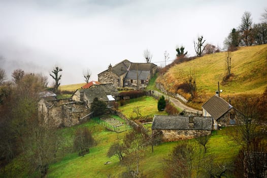 Cevennes mountain range in the south east of France in the department of Lozeres.