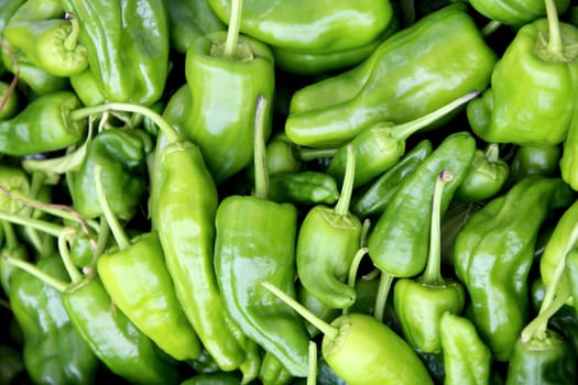 Fresh organic bell pepper background, photo taken at local farmers market, in New York City