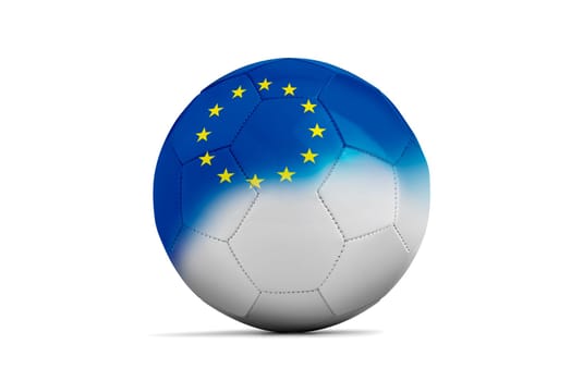 Soccer balls with team flags, Football Euro 2016. Group B, Wales- clipping path