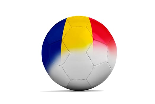 Soccer balls with team flags, Football Euro 2016. Group B, Wales- clipping path