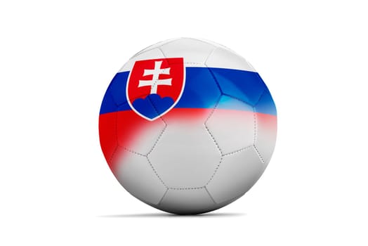 Soccer balls with team flags, Football Euro 2016. Group B, Wales- clipping path