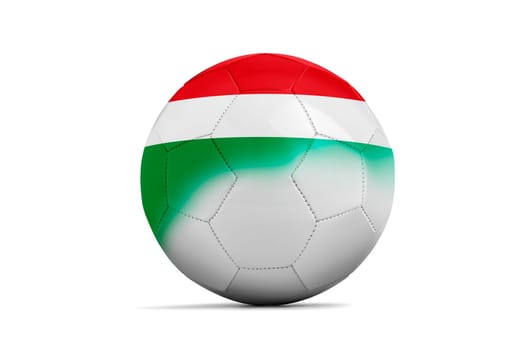 Soccer balls with team flags, Football Euro 2016. Group B, Wales- clipping path