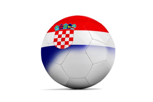 Soccer balls with team flags, Football Euro 2016. Group B, Wales- clipping path