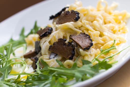 Truffles with pasta