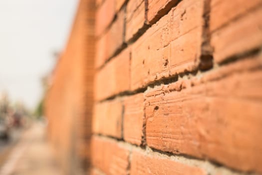 Side of the brick wall, stock photo