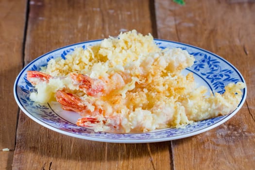 Deep Fried Shrimps or Tempura Shrimps  is Japanese Cuisine