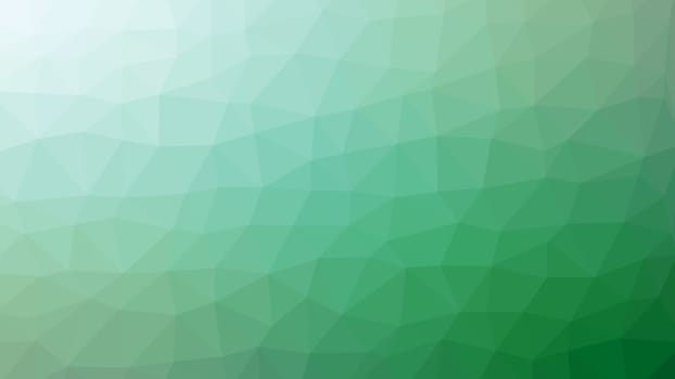 Green abstract geometric rumpled triangular low poly style illustration graphic background.