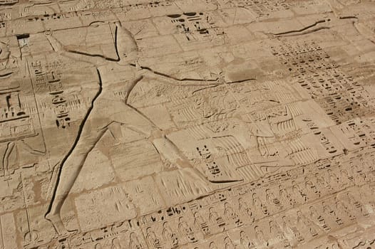 Egypt, Upper Egypt, Nile Valley, Gaugue bank of Thebes, about Luxor, Medinet Habu Temple classified World Heritage